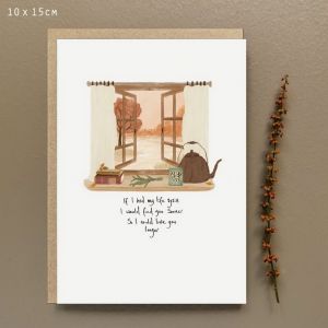 Country window card-If I had my life to live again