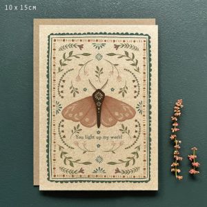 Insect card-You light up my world