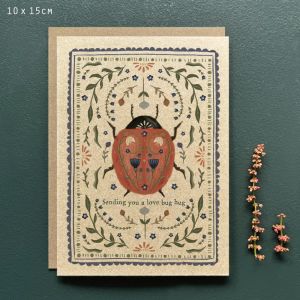 Insect card-Sending a love bug hug
