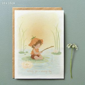 Flower folk Κάρτα-Wishing you a relaxing day