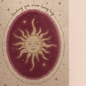 Κάρτα Πλανήτες-Sending you warm sunny hugs