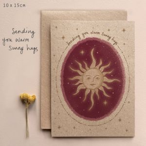 Κάρτα Πλανήτες-Sending you warm sunny hugs