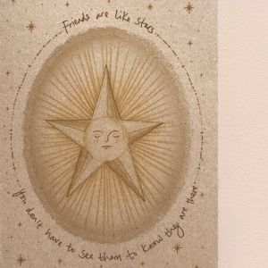Κάρτα Πλανήτες-Friends are like stars