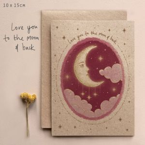 Κάρτα Πλανήτες-Love you to the moon & back