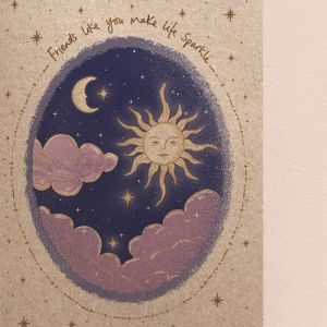 Κάρτα Πλανήτες-Friends like you make life sparkle
