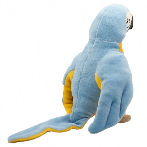 Παπαγάλος μπλε Boris 20εκ. οργανικό βαμβάκι