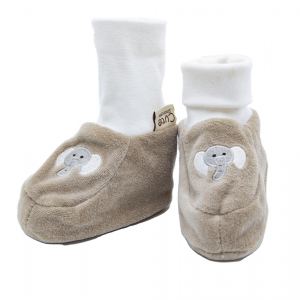 Παπουτσάκια bebe sm - Γκρι Ελέφαντας - Κέντημα