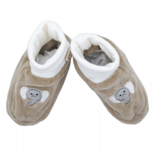 Παπουτσάκια bebe sm - Γκρι Ελέφαντας - Κέντημα