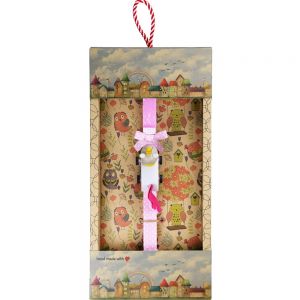 Λαμπάδα Ξύλινο pull back - Μονόκερος