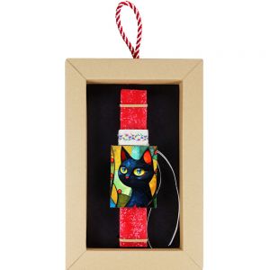 Λαμπάδα Μαγνητάκι pet - Γάτα πρόσωπο