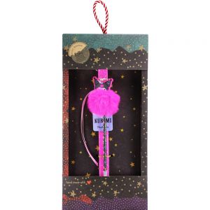 Λαμπάδα Στυλό Pom Pom - Kuromi pink