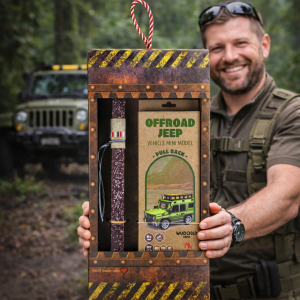 Λαμπάδα Μοντέλο ξύλινο pull back - JEEP