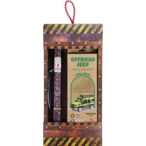 Λαμπάδα Μοντέλο ξύλινο pull back - JEEP