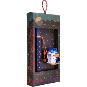 Λαμπάδα ROCKET SPACE - όχημα orange