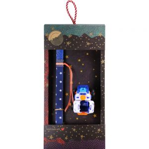 Λαμπάδα ROCKET SPACE - όχημα orange