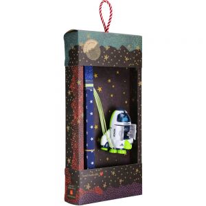 Λαμπάδα ROCKET SPACE - πύραυλος green