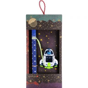 Λαμπάδα ROCKET SPACE - πύραυλος green