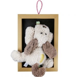 Λαμπάδα Λούτρινο σκυλάκι heart - Gold