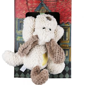 Λαμπάδα Λούτρινο σκυλάκι heart - Gold