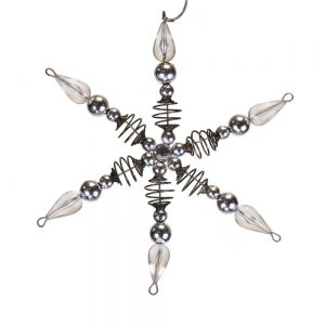 Στολίδι νιφάδα jewel διάφανη 14εκ. Στολίδι νιφάδα jewel διάφανη 14εκ.
