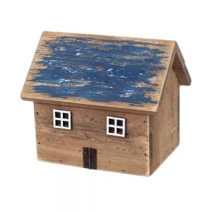 Κουτί σπίτι μικρό 15εκ. - Μπλε