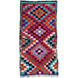 Διάδρομος 185x94εκ. Nomad - Ρόμβοι μπλε μωβ Διάδρομος 185x94εκ. Nomad - Ρόμβοι μπλε μωβ