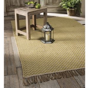 Zigzag weave rug old Gold 120 x 180cm Zigzag weave rug old Gold 120 x 180cm