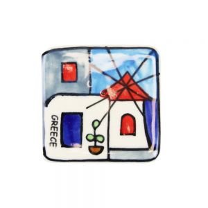 Μαγνητάκι Greece 5x5εκ.- Μύλος Μαγνητάκι Greece 5x5εκ.- Μύλος