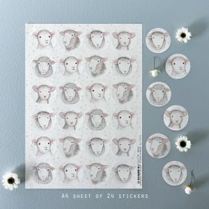 Αυτοκόλ. (24)- Πρόβατα 21x29,5εκ.