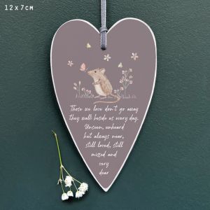 Meadow friends heart tag-Mouse Meadow friends heart tag-Mouse