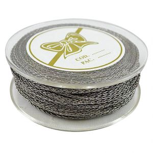 Κορδόνι 18μ. METALIC CHAIN 2χιλ. - Γκρι Κορδόνι 18μ. METALIC CHAIN 2χιλ. - Γκρι