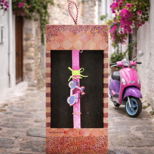 Easter Candle scooter key ring