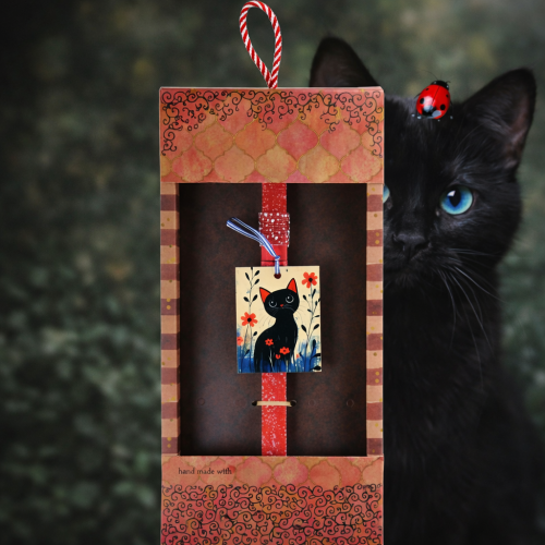 Λαμπάδα Καδράκι pet - Γάτα