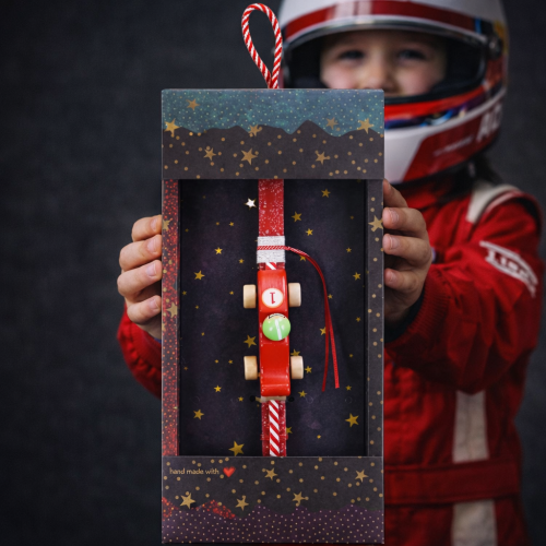 Λαμπάδα Αγωνιστικό ξύλινο - Κόκκινο