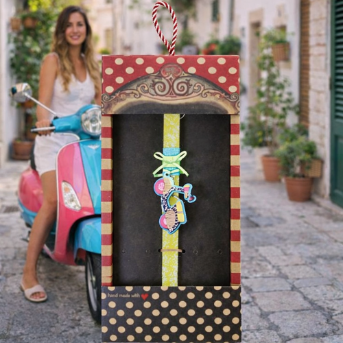 Λαμπάδα Μπρελόκ σκούτερ - Κίτρινο