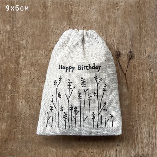 Small drawstring bag-Happy Birthday
