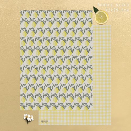 Χαρτί μικρό 29x42εκ.-Λεμόνια
