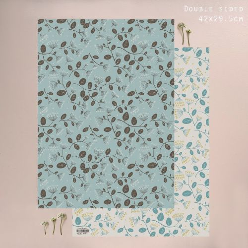 Χαρτί μικρό 29x42εκ.-Blue hydrangea