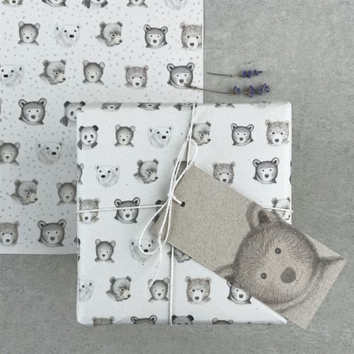 Χαρτί περ/τος μικρό -Αρκούδες 29,5x42εκ.