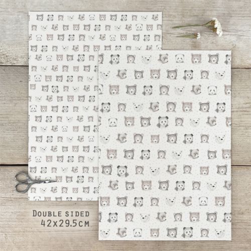 Χαρτί περ/τος μικρό -Αρκούδες 29,5x42εκ.
