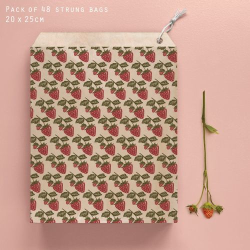 Σακουλάκια 20x27 (48)-Φράουλα