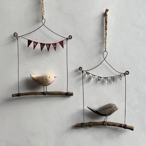 Bird on swing-Blackbird