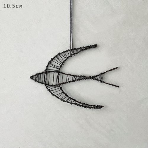 Rusty wire hanging-Swallow