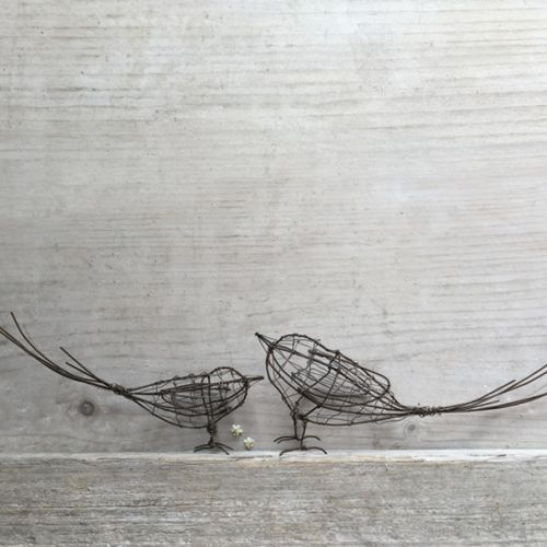 Rusty wire bird-Large