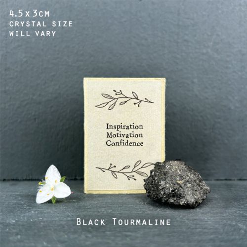 Σπιρτόκουτο κρύσταλλος 4,5x3,4εκ.- Black Tourmaline