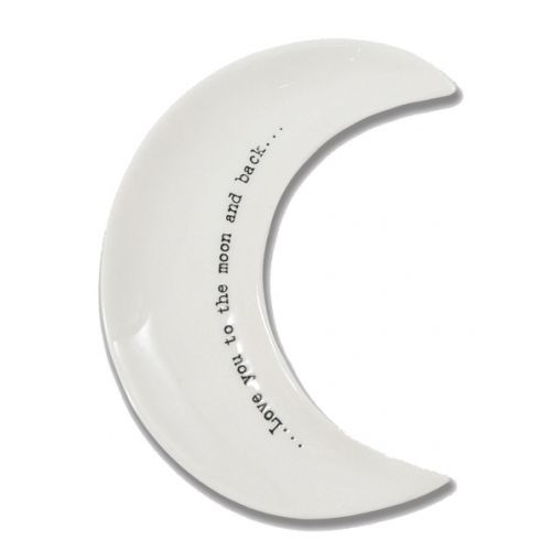 Wobbly moon dish-Moon & back