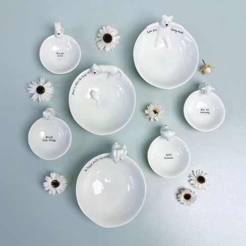 Med animal bowl-Cat & mouse