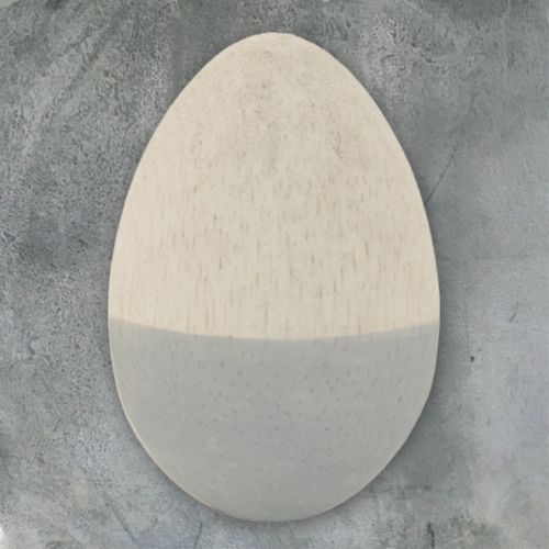 Wooden egg-Grey dipped