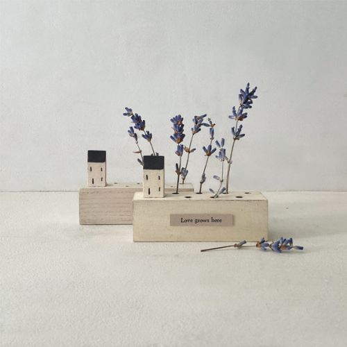 Βάση με λουλούδια & σπίτι 4,5x7εκ.