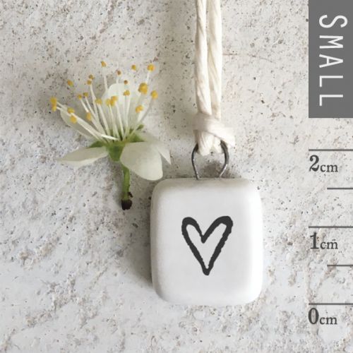 Πορσελάνινη καρδιά - μικρή 1,5εκ.